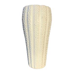 Tall white matte elegant sea urchin beach nautical vase